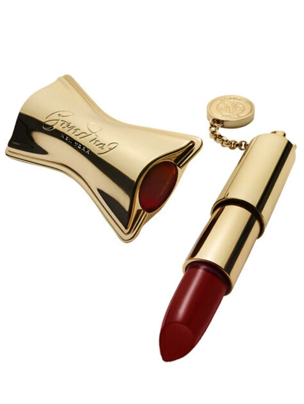 Bond No. 9 New York 2 Pc MANHATTAN Refillable Lipstick Set w/ Gold Case *NIB*